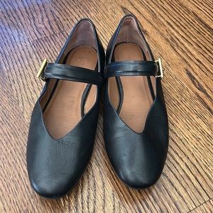 Rosetta Getty ballet style flats size 6 black